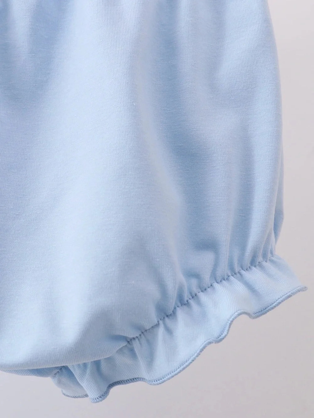 NWT Abby & Evie Girls Light Blue Sailor Bow Dress & Bloomers Set